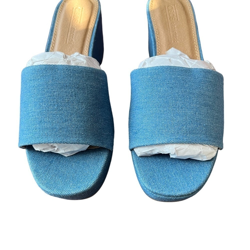 NWT Asos Design Tazlin Demi Wedge Size 9 - Picture 3 of 5